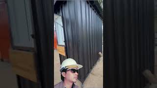 Booth container jualan #boothcontainer #tukanglas #reaction