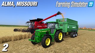 FINISHING UP THE HARVEST! | Alma Missouri | Farming Simulator 22 - Ep2