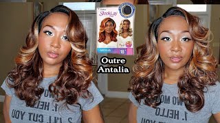 NEW! Outre Synthetic Hair Sleeklay Part HD Lace Front Wig - ANTALIA | Outre Antalia Wig Ft Divatress