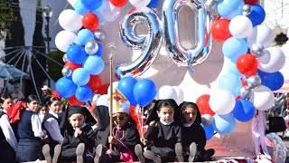 Desfile 90 años del Colegio José María Morelos en Puruándiro