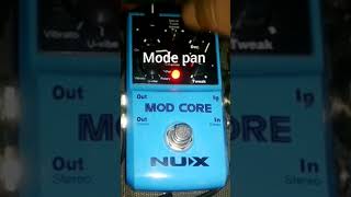 Review Efex NUX MOD CORE'Modul Efex banyak pilihan di dalamnya,coba simak video nya