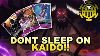 Kaido low key counters Enel and Pluffy || One Piece TCG || Purple Kaido deck profile