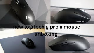 Logitech g pro x superlight mouse unboxing