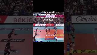 V-League 2024-2025 Long Relly perebutan 1 poin Redsparks vs gs caltex#vollyputri