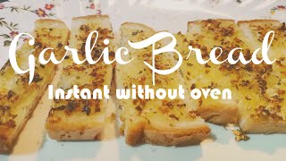 how to make garlic bread at home | garlic bread recipe without oven