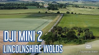 DJI MINI 2 DRONE. Lincolnshire Wolds. UK.