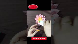 ORIGAMI LOTUS FLOWER | how to make lotus flower with paper step by step