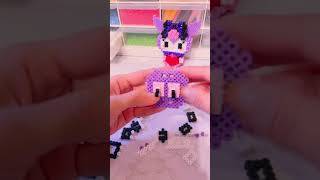 KUROMI maid Kawaii 3D Perler