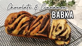 BABKA - 2 flavor fillings in 1 bread dough CHOCOLATE & CINNAMON / Braided Swirl Bread