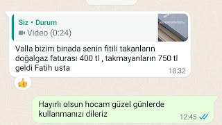 DOĞALGAZ FATURANIZ ÇOKMU GELİYOR? İZLEYİN !