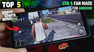 Top 5 Best GTA V Fan Made Games For Mobile 2023 | High Graphics