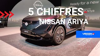 NISSAN ARIYA, LE SUV ÉLECTRIQUE SE DÉVOILE EN 5 CHIFFRES