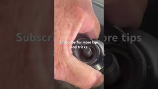 Stubborn wiper arm removal