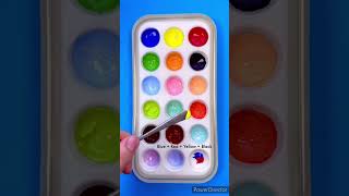 Colour mix krke dusra colour kase bnaye Colour wheel ki  knowledge #trending #viral #makeup #colour