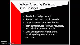 LIfespan considerations - Pediatric patients