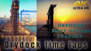 NYK MARIA / Life At Sea l Ship Drydock Timelaps Video | DALIAN dry dock In China l b talks