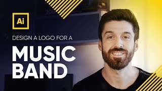 Illustrator Tutorial: Logo Design For a Music Band