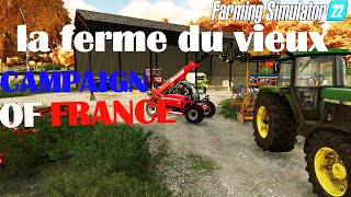 fs22  LA FERME DU VIEUX  (MAP " CAMPAIGN OF FRANCE FS22" BlackSheep Modding)