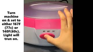 Paraffin Wax Machine for Hand and Feet - Paraffin Bath Ejiubas Quick Heating Paraffin Wax Wa Reviews