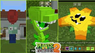 MCPE PvZ Map 1.7 | Snap-Pea & Starfruit Test