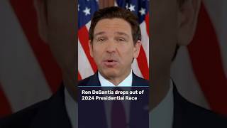 Ron DeSantis drops out of 2024 presidential race #shorts