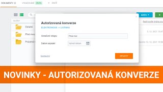 Evolio 2021.5 - Autorizovaná konverze