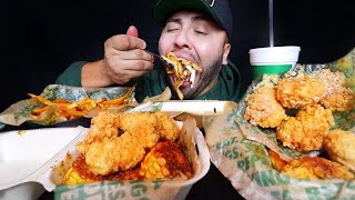 WingStop BONELESS + Cajun Corn  Extra Ranch MUKBANG   EATING SHOW