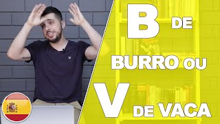 "V" DE VACA OU "B" DE BURRO