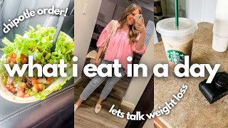 WHAT I EAT IN A DAY EATING OUT, TALKING WEIGHT LOSS, ETC 🫶🏻