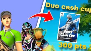 Duo cash cup (300pts ?)