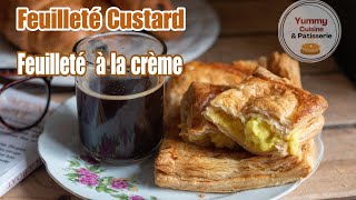 Feuilleté custard sans œufs / recette mauricienne