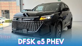 DFSK e5 Hibrida Enchufable 2024, para 7 pasajeros y autonomía de hasta 1150 Kilómetros. Vistazo | 4K