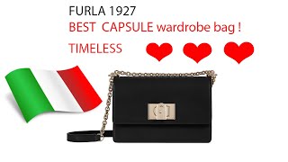 Furla 1927 Bag Italy  review ( CLOSE UP ZOOM)