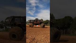 No ramp no problem #monstertruck #stunt #gopro #4x4 #offroad #doughnut #losi #rc #shorts