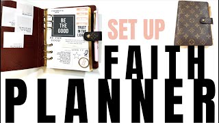 FAITH PLANNING|  SETUP-  HOW to START |  Step by Step- *WHY DO I FAITH PLAN- Louis Vuitton PLANNER