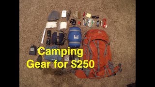 How to Backpack on a Budget - Camping for $250