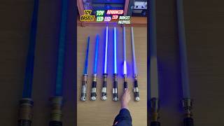 Comparing 6 Obi-Wan Kenobi Lightsabers #starwars #galaxysedge #lightsaber #kenobi