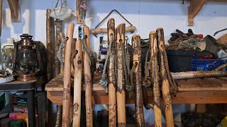 Hiking stick's  SOLD to shops. Workshop Chat and wood working tips.