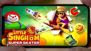 Little Singham Super Skater - Gameplay | little Singham game