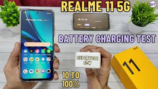 Realme 11 5G | Battery Charging Test From 10% to 100% | 67W Charging | 100% only in 44 Mins