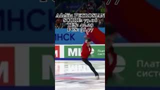 Russian Nationals top three after the SP #figureskating #kamilavalieva