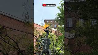 Smok Wawelski zionie ogniem 2024 🔥 Fire Breathing Wawel Dragon | Wawel 2024 #shorts #youtubeshorts