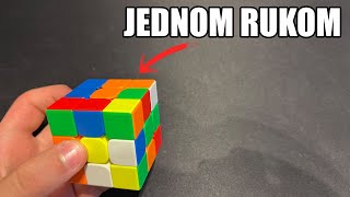 Kako Složiti Rubikovu Kocku JEDNOM RUKOM (Tutorijal na Srpskom)