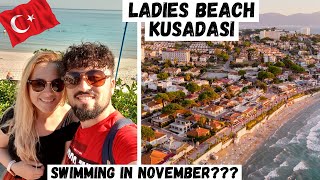 KUSADASI Ladies BEACH | The BEST Turkish BEACH? Travel in TURKEY Guide (2021) 🇹🇷