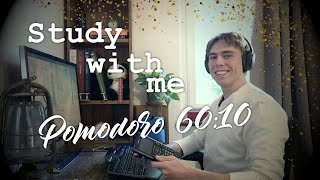 5-hour Study With Me 📚📖 60:10 Pomodoro || RAIN 🌧️