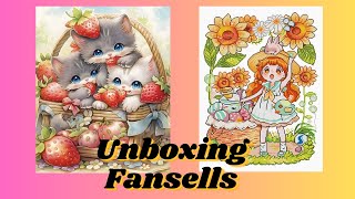 Unboxing Fansells #crossstitch #fansells #unboxing #achats #loisirscreatifs #arttherapy