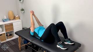 Supine Upper Torso Twist - Covid Physical Therapy - Exercise