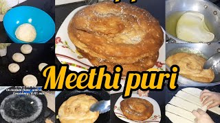 meethi puri / warqi chongi Recipe  by @lifewithrbus8913 #meethipuri #happycookingtoyou #karachi