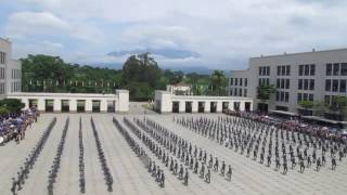 ASPIRANTADO 2016 ABERTURA RECEBIMENTO BANDEIRAS