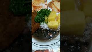 Almoço de Hoje : Feijoada com Mandioca Frita#shorts